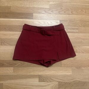 Princess Polly Volley Skort Cherry Red